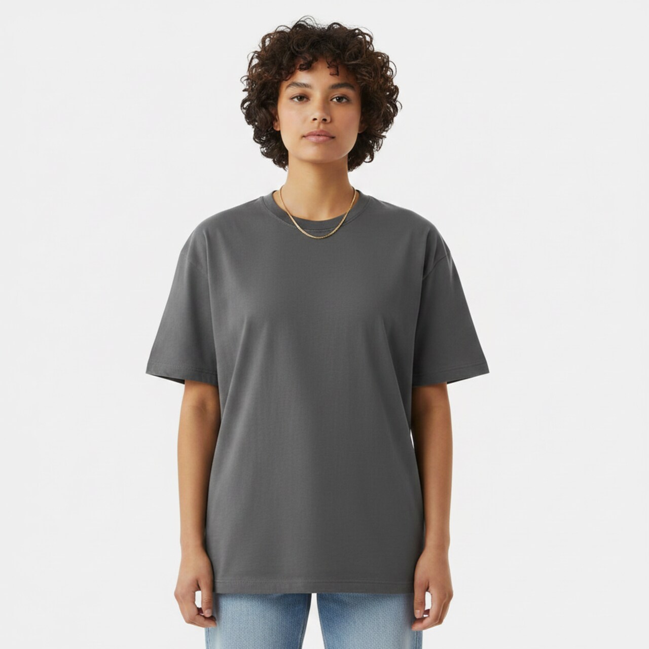 BELLA + CANVAS Unisex 7.5 oz Heavyweight Tee Boxy Relaxed Fit Drop Shoulder Streetwear T-Shirt